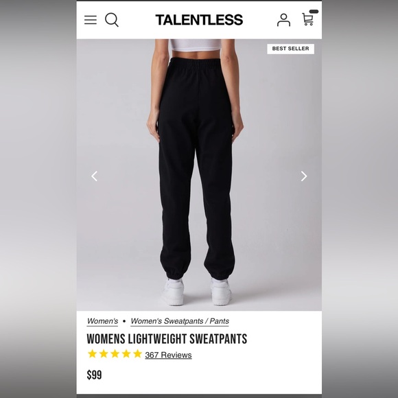 Women’s Talentless Sweatpants - Picture 7 of 9